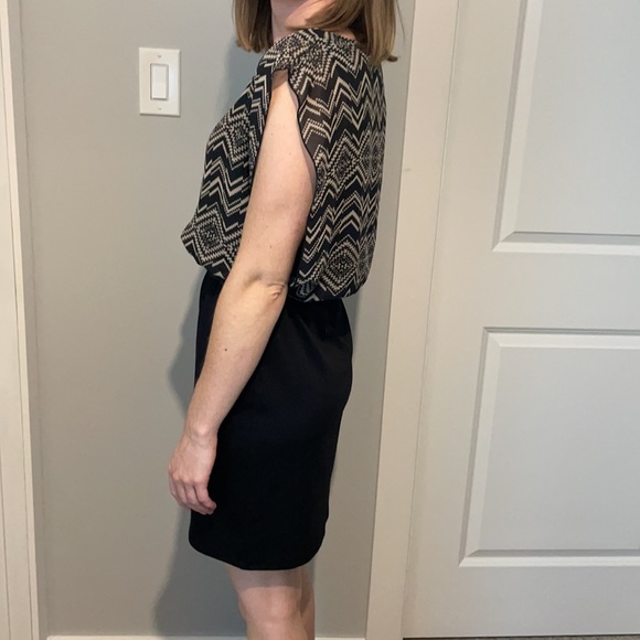 NWT black belted dress - Picture 2 of 5